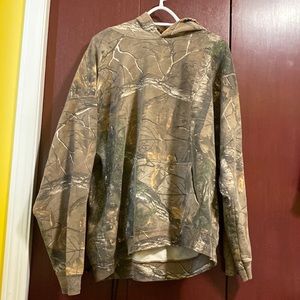 2XL real tree camo hoodie